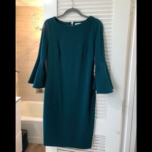 Calvin Klein bell sleeve dress.